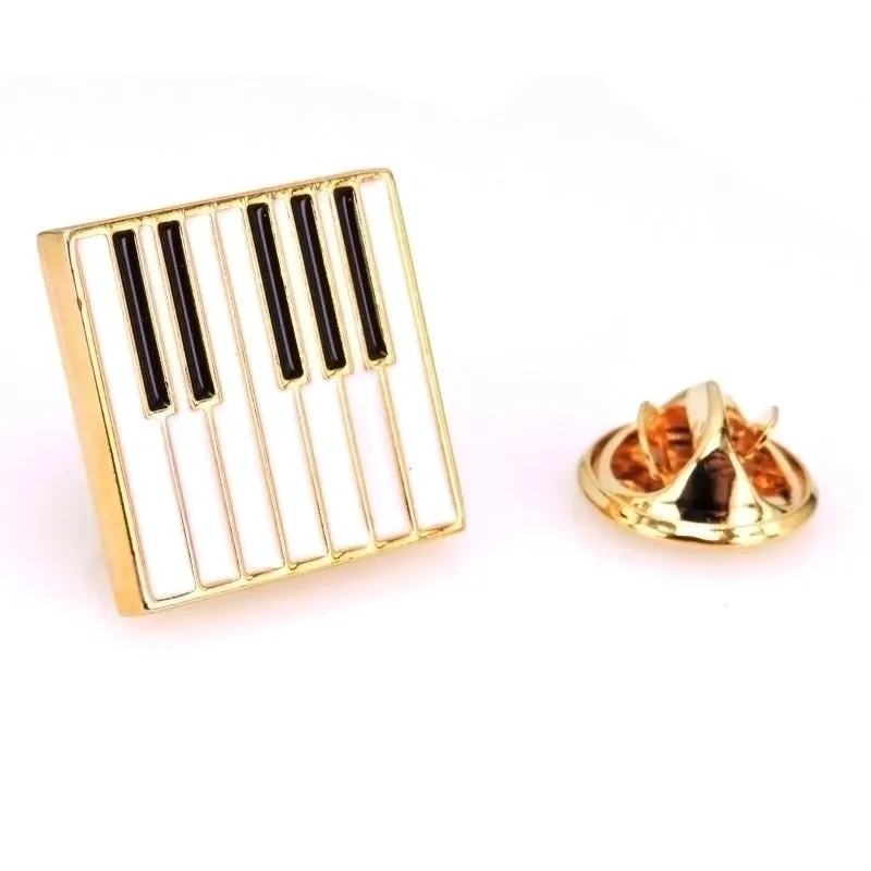 Modern Style Pin Audio Copper Metal Unisex Brooches