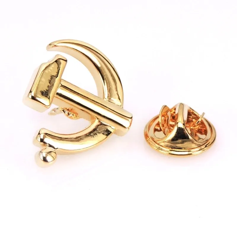 Modern Style Pin Audio Copper Metal Unisex Brooches