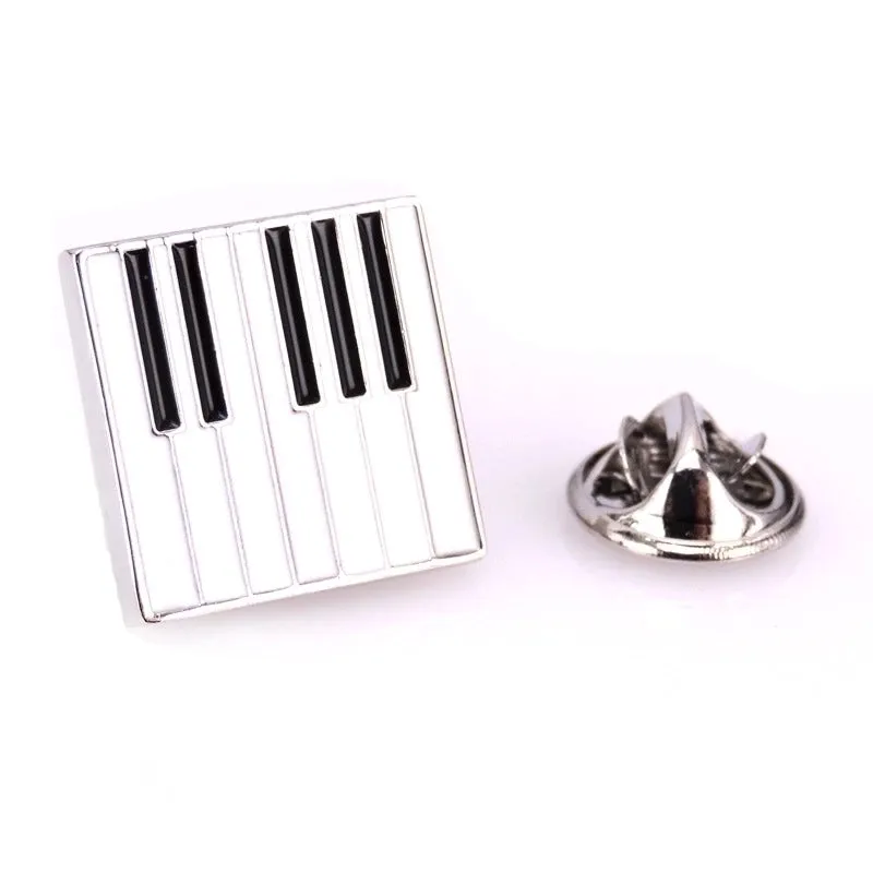 Modern Style Pin Audio Copper Metal Unisex Brooches