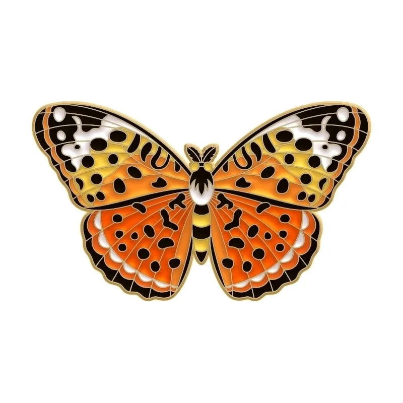 Modern Style Pin Butterfly Alloy Plating Unisex Brooches