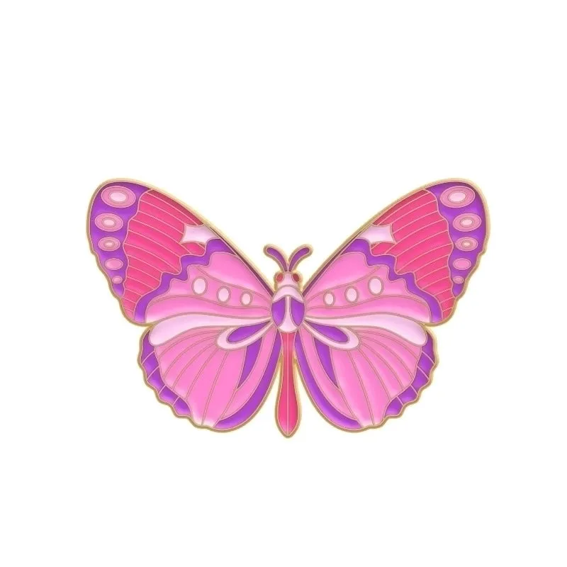 Modern Style Pin Butterfly Alloy Plating Unisex Brooches