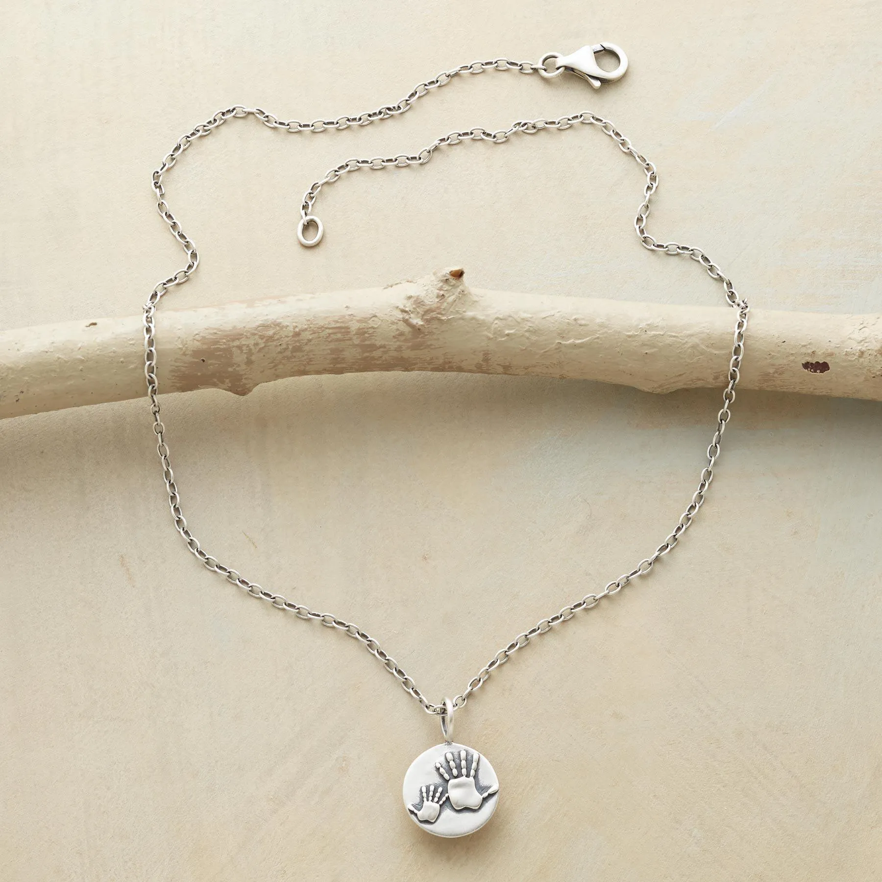 Mother & Child Handprints Necklace