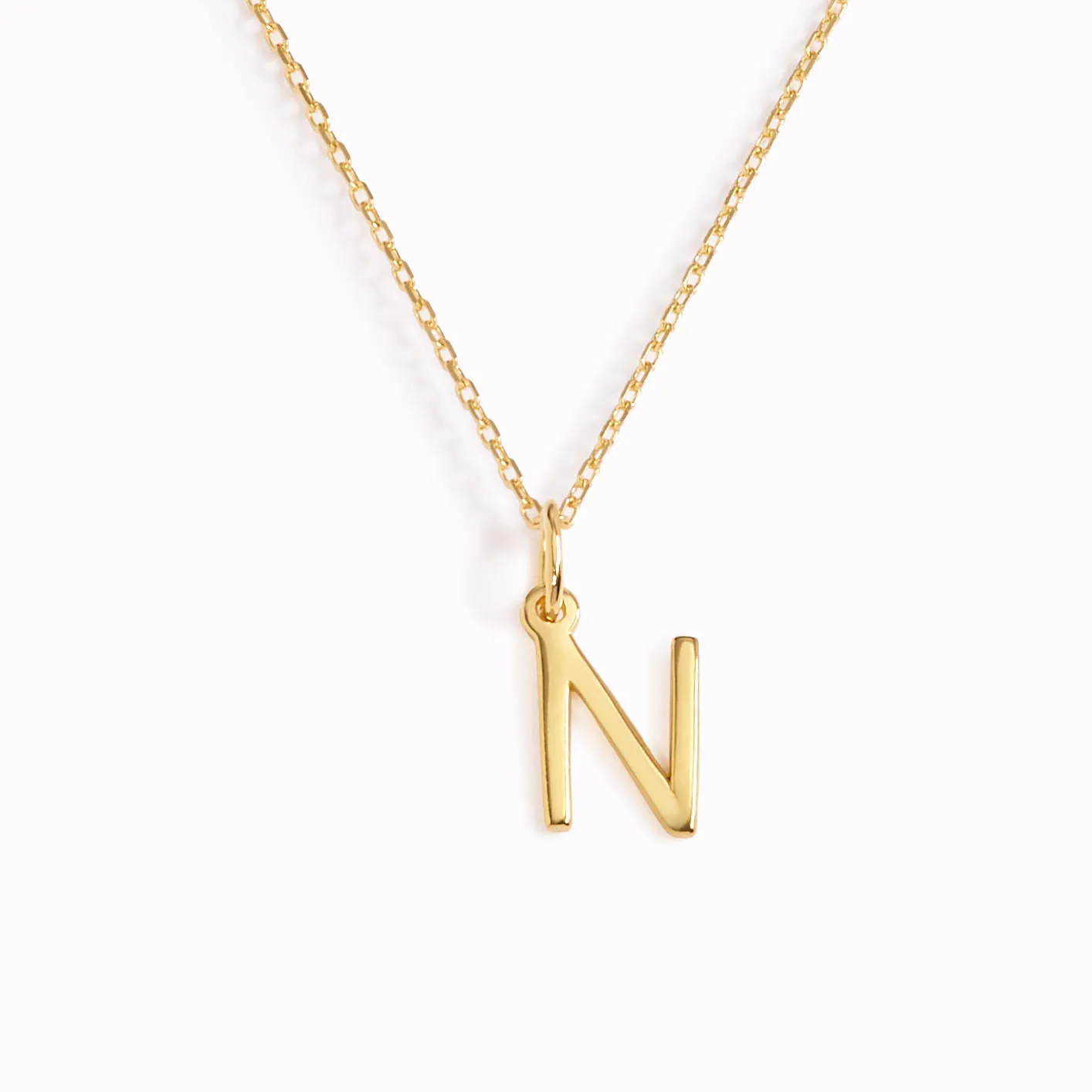 N Necklace / Gold Initial Necklace