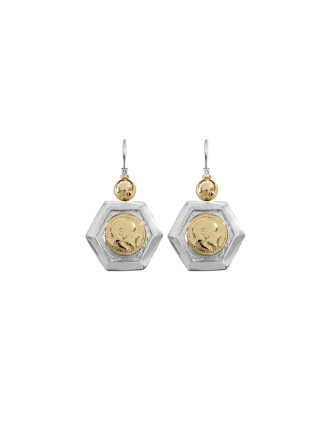 Neptune Coin Earrings