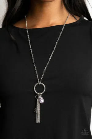 Paparazzi Necklace ~ Unlock Your Sparkle - Purple