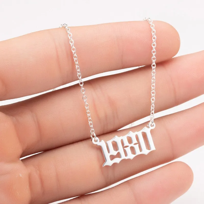 Personalized Date Necklaces