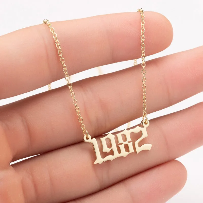 Personalized Date Necklaces