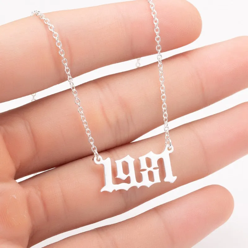 Personalized Date Necklaces