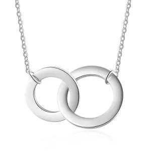 Personalized Non-Engraved Mother Daughter Necklace