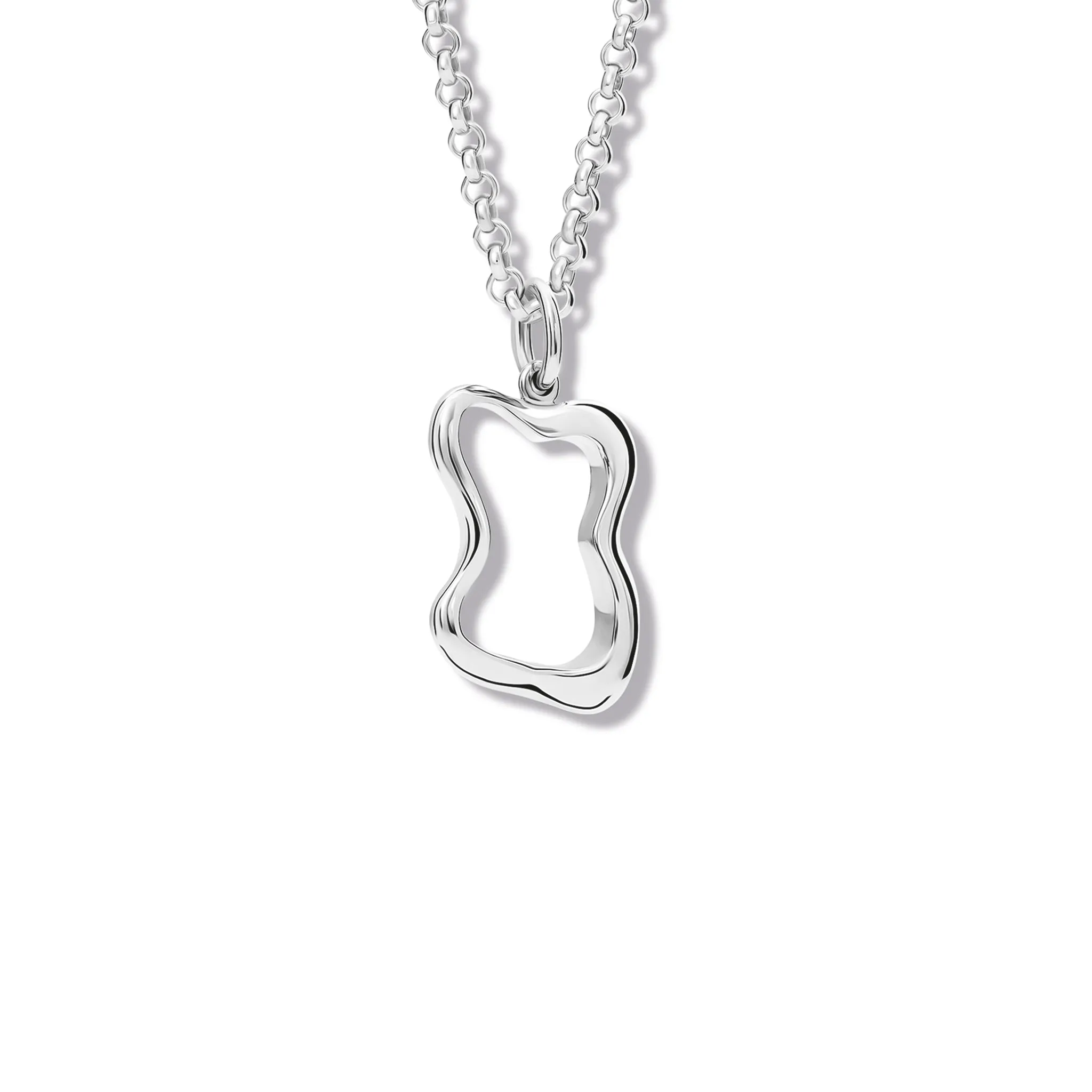 Pâtisserie Large Necklace Pendant Silver