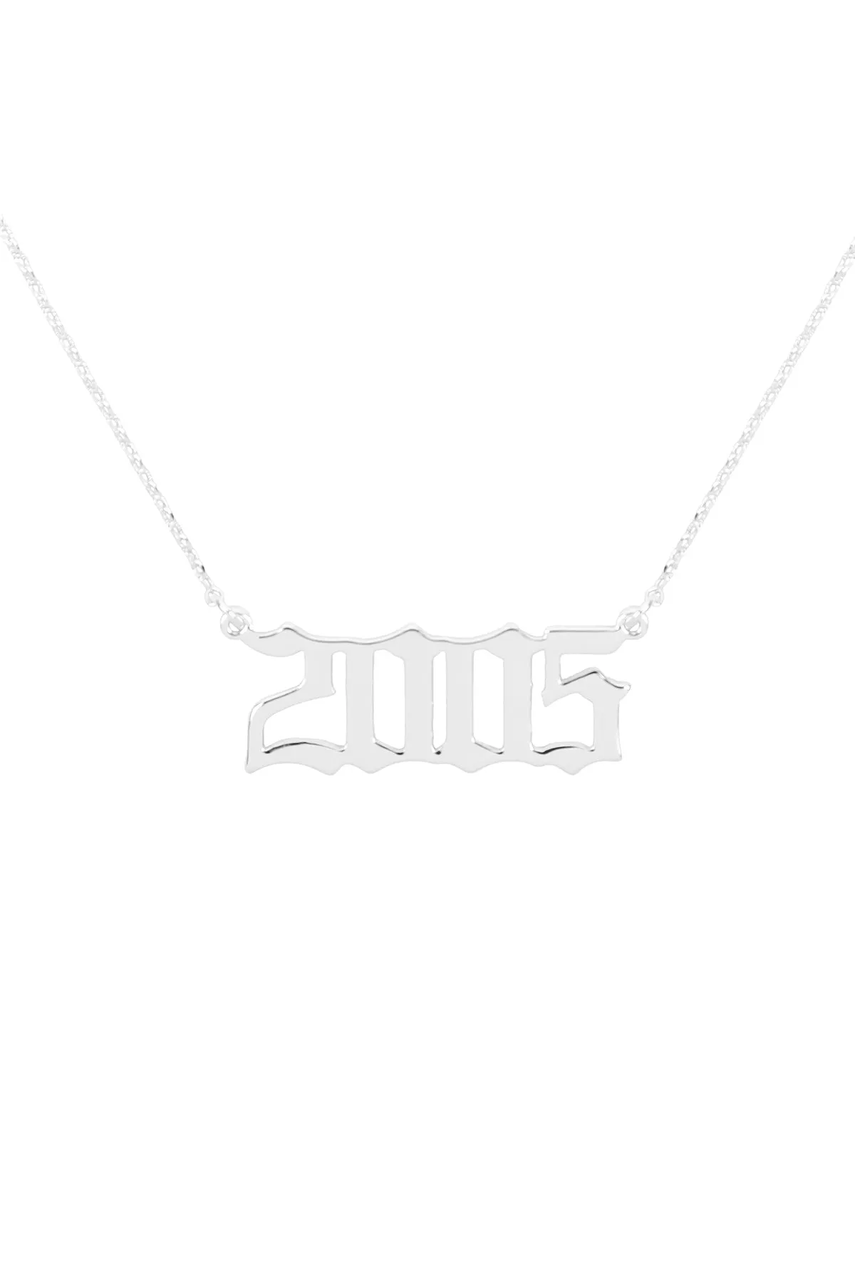 "2005" BIRTH YEAR PERSONALIZED NECKLACE