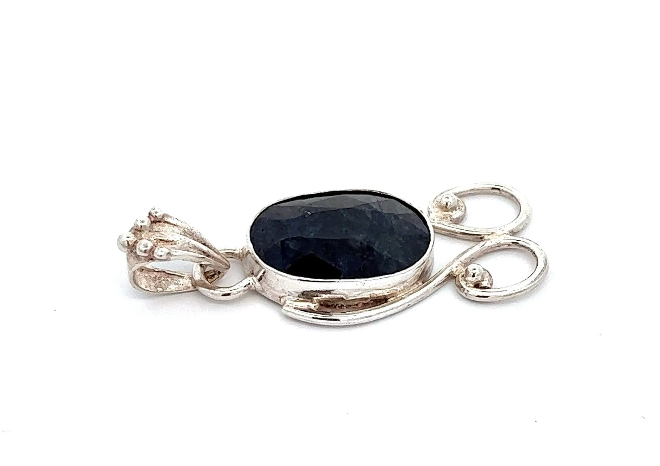 Sapphire 925 Sterling Silver Pendant