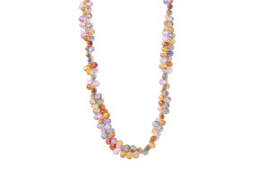 Sapphire Hawaiian Lei Necklace - 177.56cttw