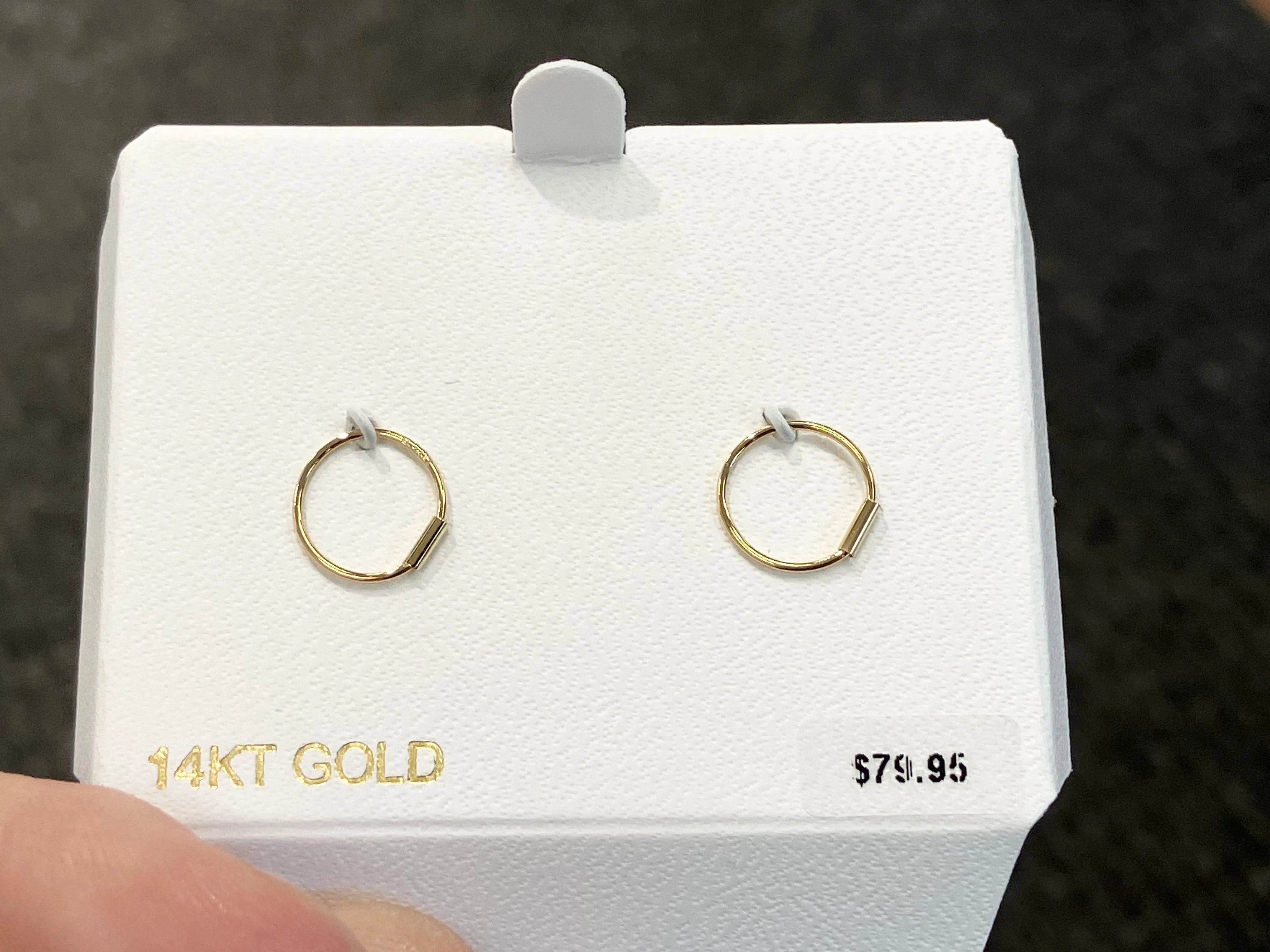 Small Gold Hoop Earrings