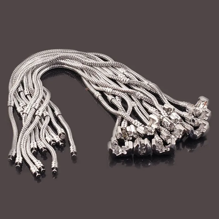 Snake bone chain silver base chain