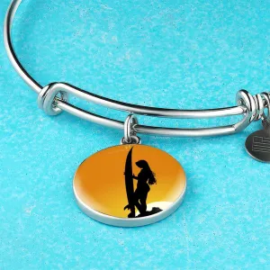 Surfer Girl Bangle Bracelet