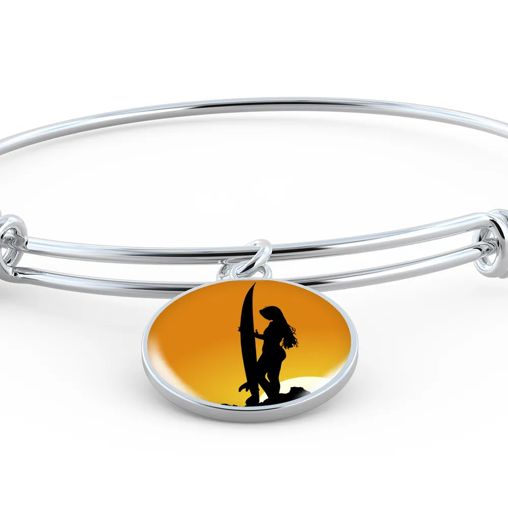 Surfer Girl Bangle Bracelet