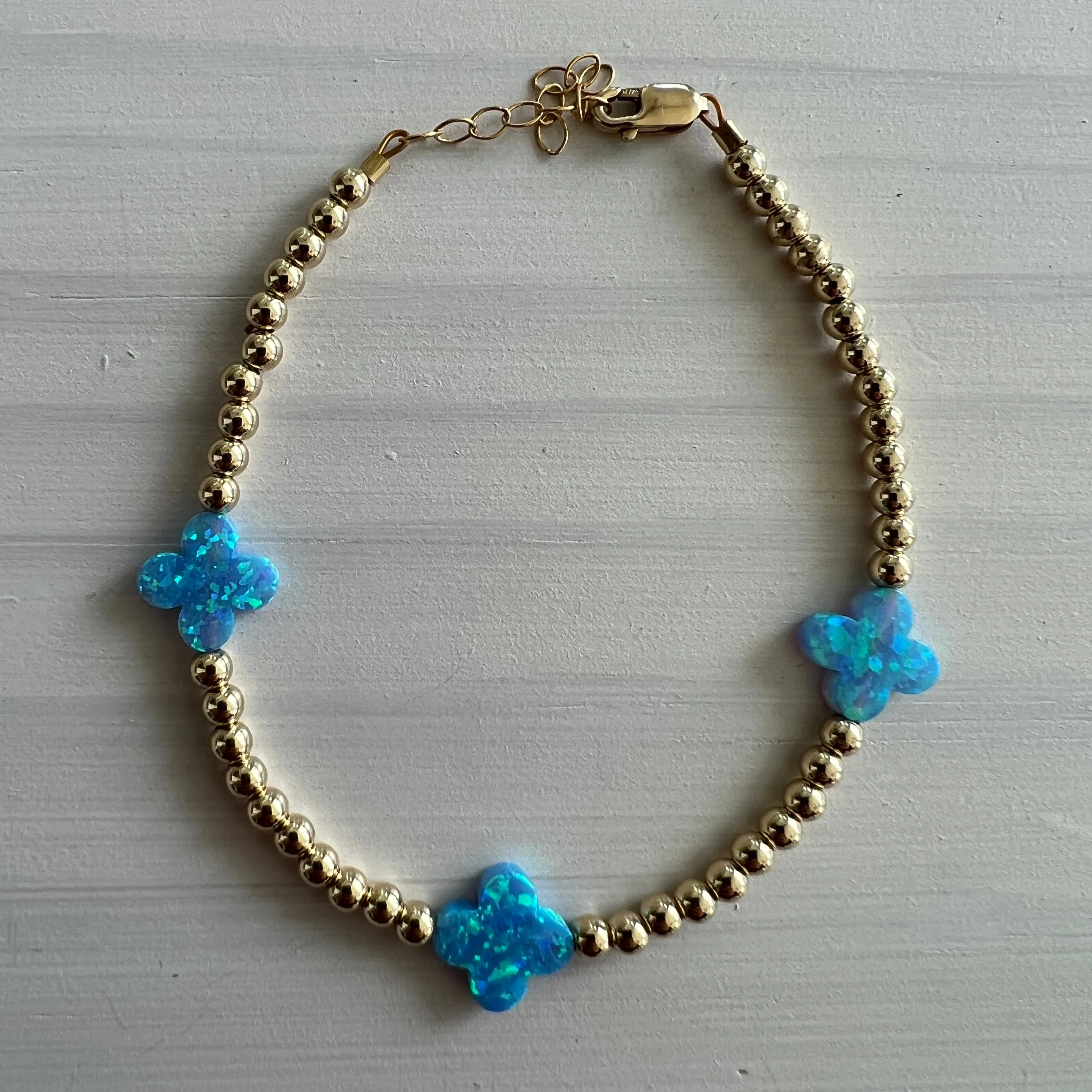 Triple Medium Clover Bracelet