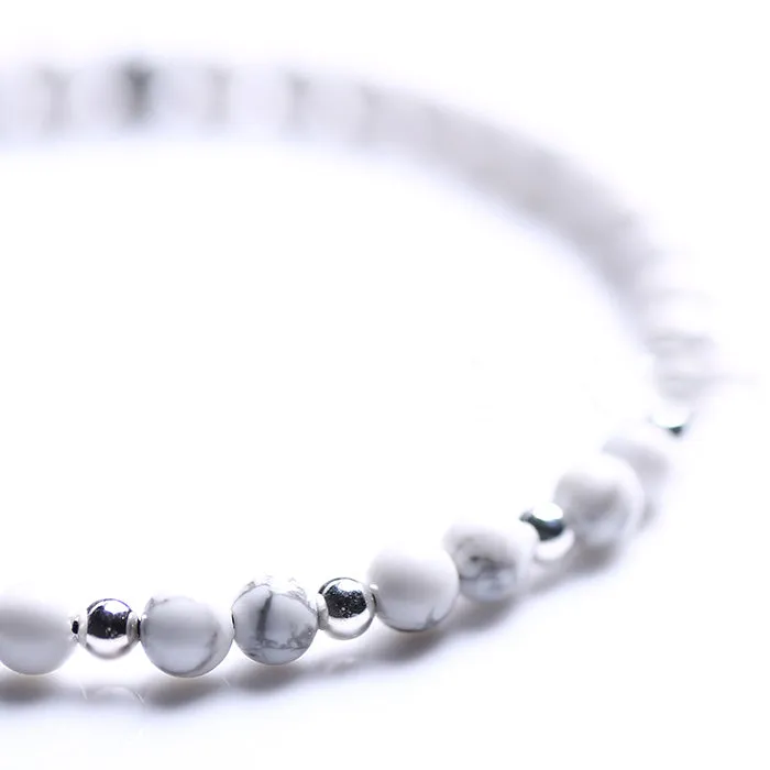 White Turquois Tiny Beaded Bracelets Lovers Jewelry Accessories Gift for Women Men