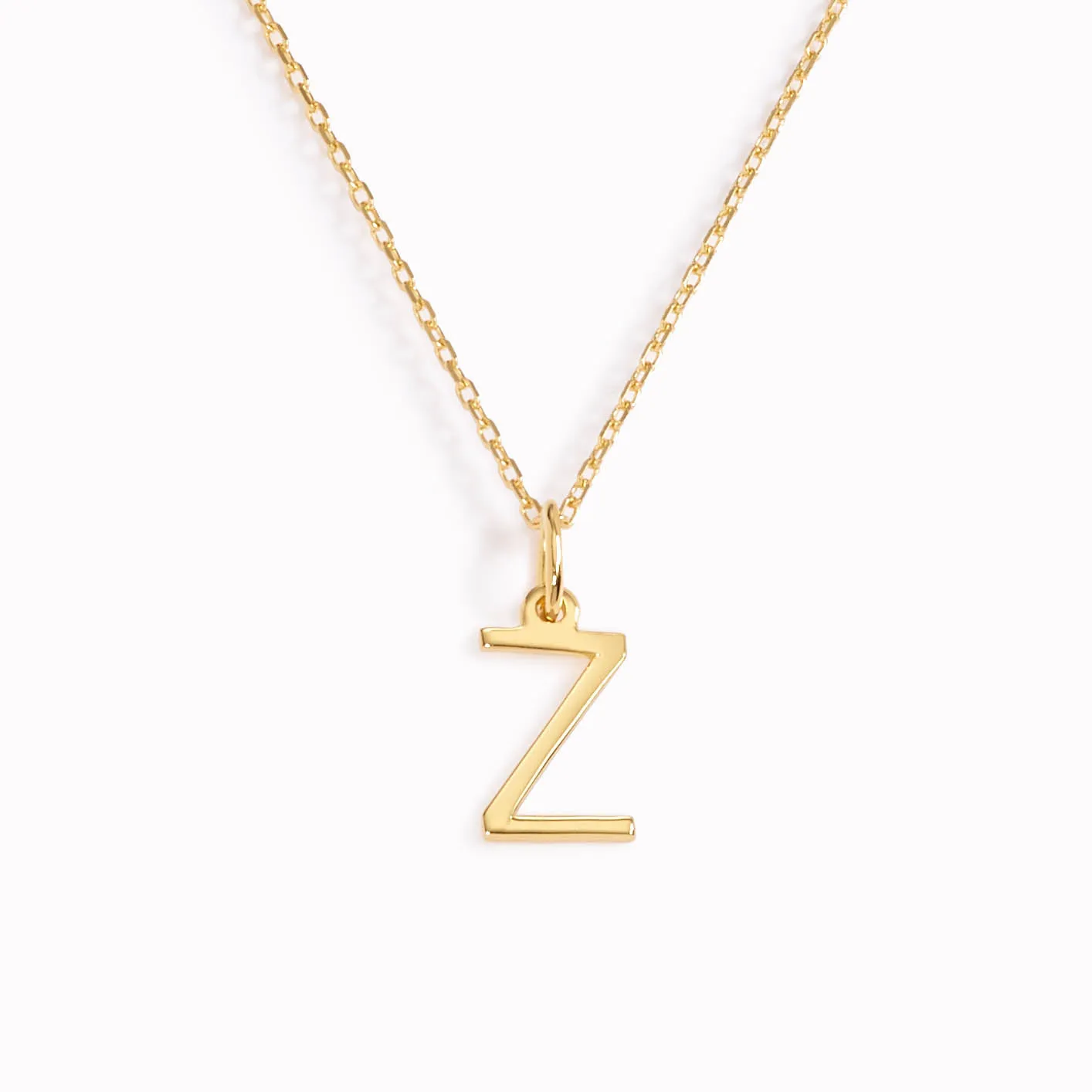 Z Necklace / Gold Initial Necklace