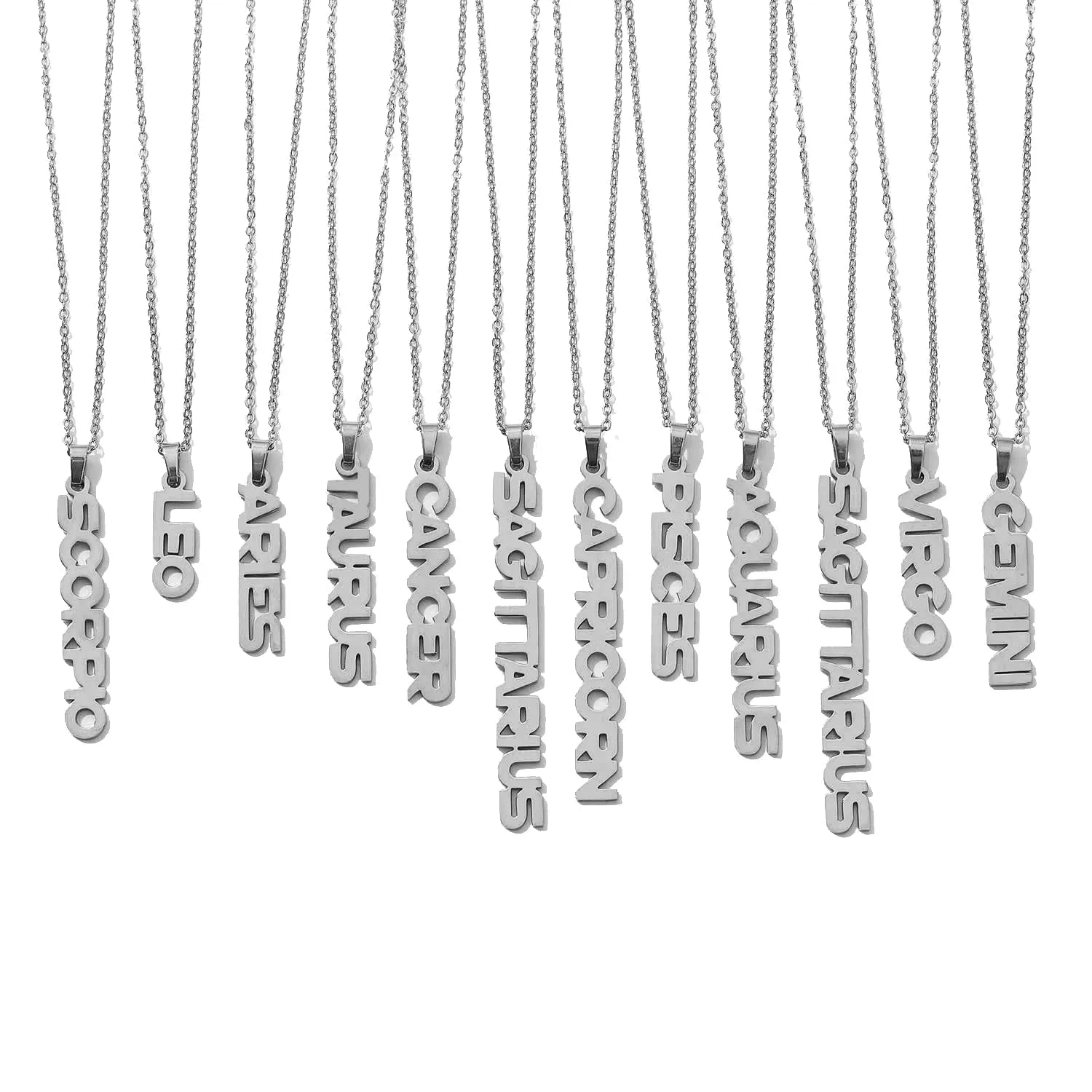 Zodiac Name Necklace - Virgo